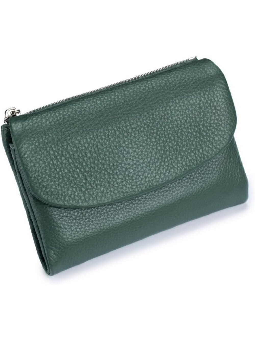 Stylish Green Premium Leather Wallet | Slim Design, RFID Protection, Gift-Ready